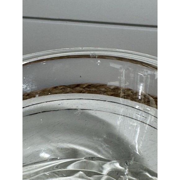 VTG Art Glass Bird Bath Trinket Dish Bowl Ashtray - Picture 6 of 7